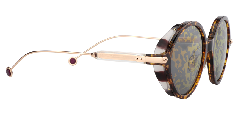 Round Light-Amber Sunglasses | Zeelool Sunglasses Online4