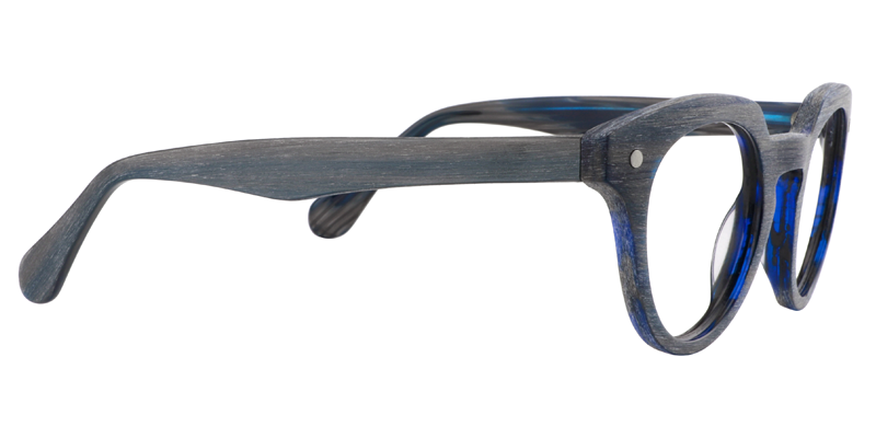 Round Dark Blue Glasses | Zeelool Eyeglass Frames4