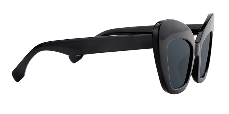 Cateye Black Sunglasses | Zeelool Sunglasses4