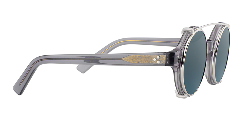 Clip-On Gray Sunglasses | Zeelool Sunglasses4