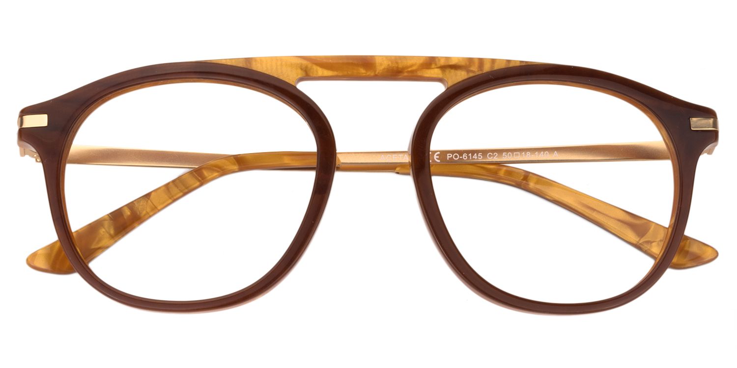 Square Brown Glasses | Zeelool Glasses1