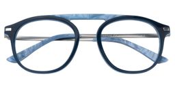 Aldric Square Dark Blue Glasses1