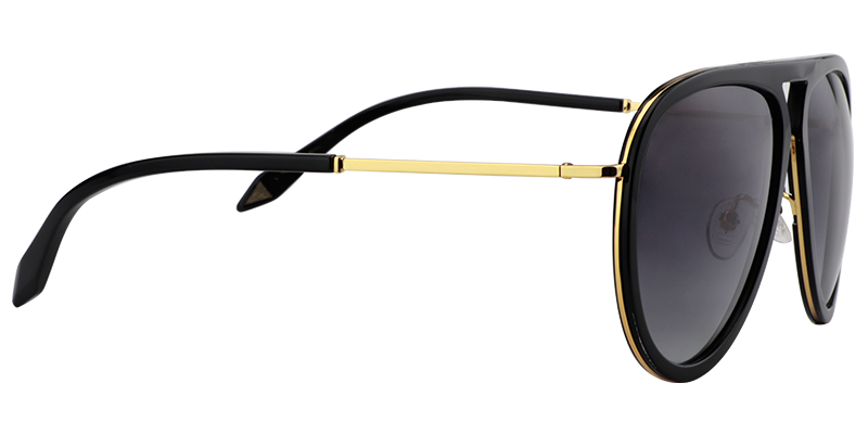 Aviator Black Sunglasses | Zeelool Sunglass Frames4