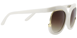 Sean Round White Sunglasses4