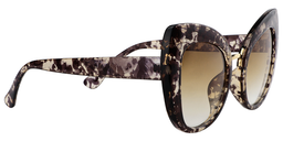 Queenie Cateye Light Tortoise Sunglasses4