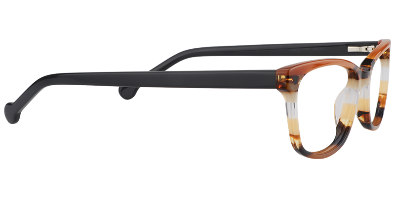 Rectangle Brown Glasses | Zeelool Prescription Glasses4