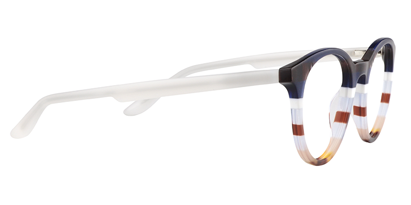 Round Dark Blue Glasses | Zeelool Eyeglass Frames4