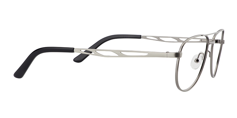 Aviator Gray Glasses | Zeelool Eyeglasses Online4