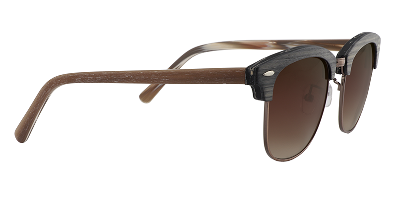 Browline Gray Sunglasses | Zeelool Sunglasses Online4