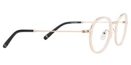 Tom Round Beige Glasses 5