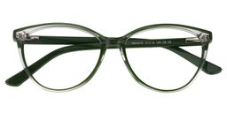 Allister Oval Dark Green Glasses1