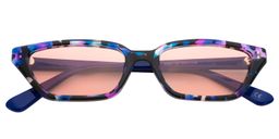 Agar Rectangle Floral Sunglasses1