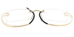 Skyler Rectangle Titanium Glasses 1