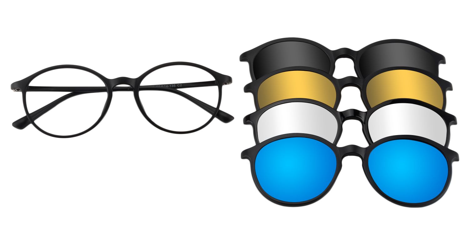 Round Black Glasses | Zeelool Glasses0