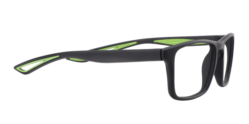 Rectangle Green Glasses | Zeelool Eyeglass Frames4