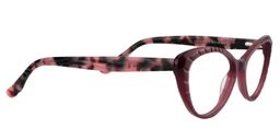 Xaria Cat eye Dark Red Glasses4