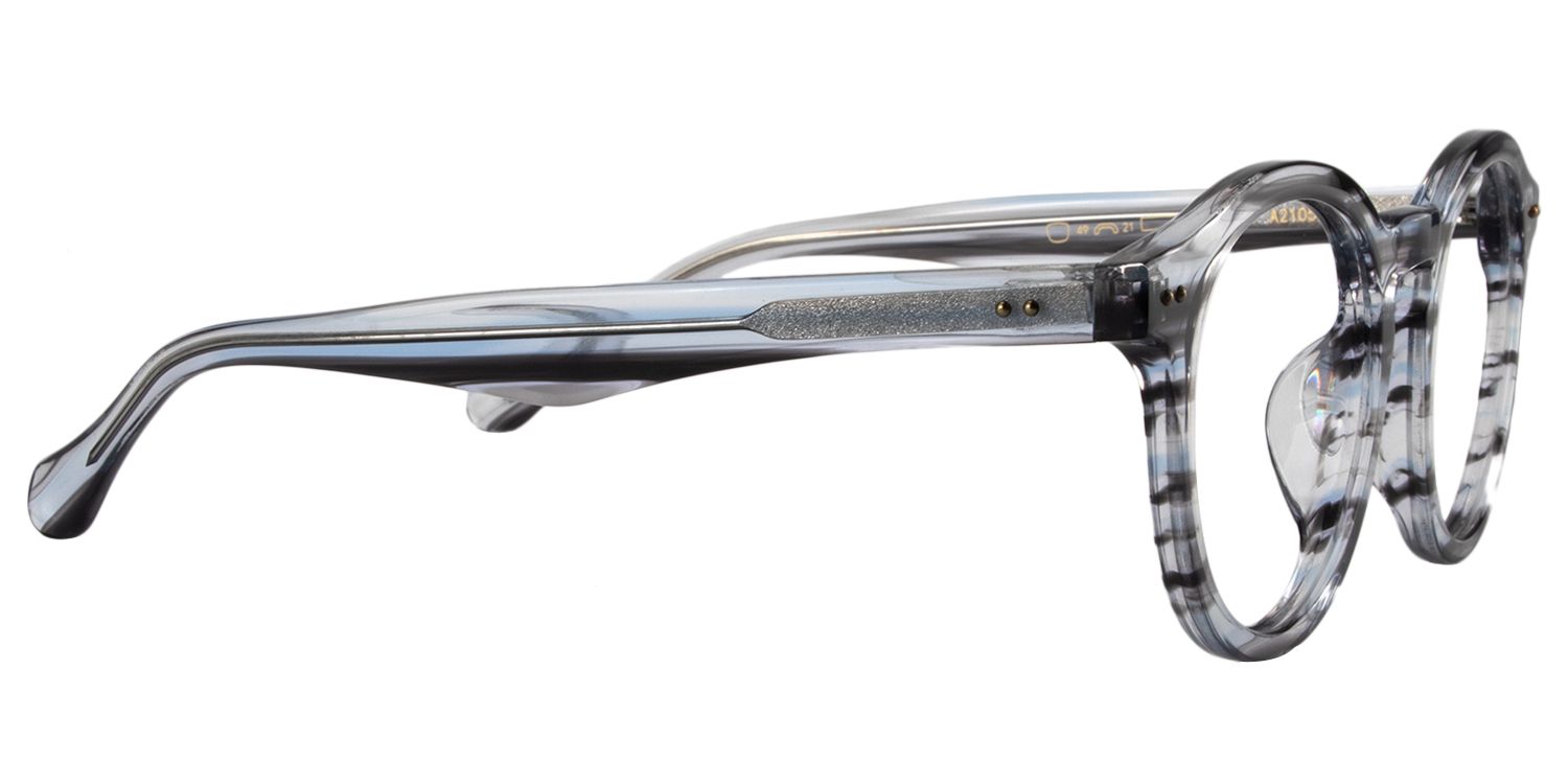 Round Gray Glasses | Zeelool Glasses4