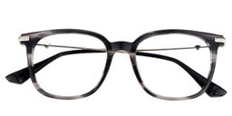 Barlow Rectangle Black Glasses1