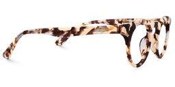Abigail Round Light Tortoise Glasses4
