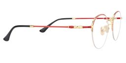 Abigail Round Red Glasses4