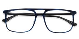 Calvin Aviator Dark Blue Glasses1
