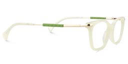 Cambria Rectangle Beige Glasses4