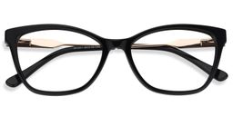 Candice Cat eye Black Glasses1
