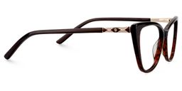 Candra Cat eye Brown Glasses4