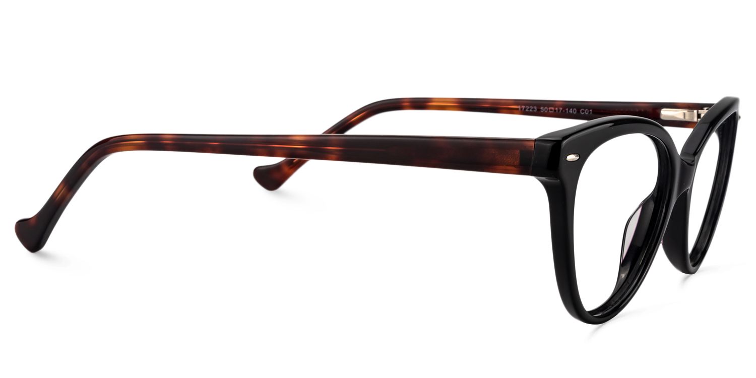 Oval Black Glasses | Zeelool Glasses4