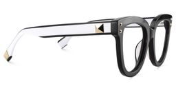 Cashlin Round Black Glasses4