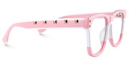Caryn Square Pink Glasses4