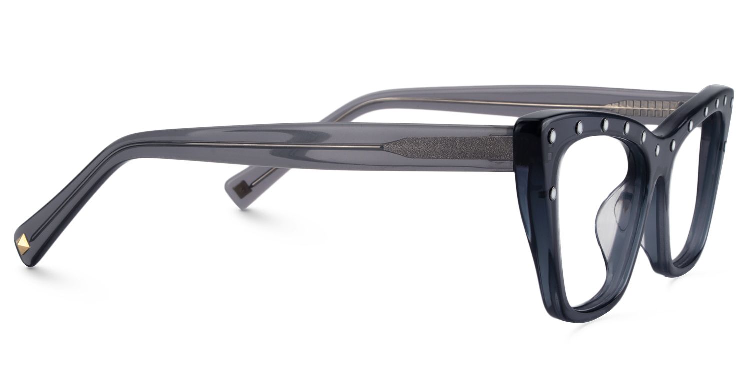 Cat Eye Gray Glasses | Zeelool Glasses4