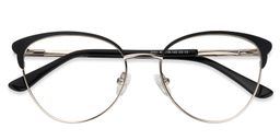 Cerise Browline Black Glasses1