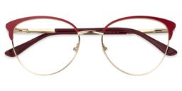 Cerise Browline Red Glasses1