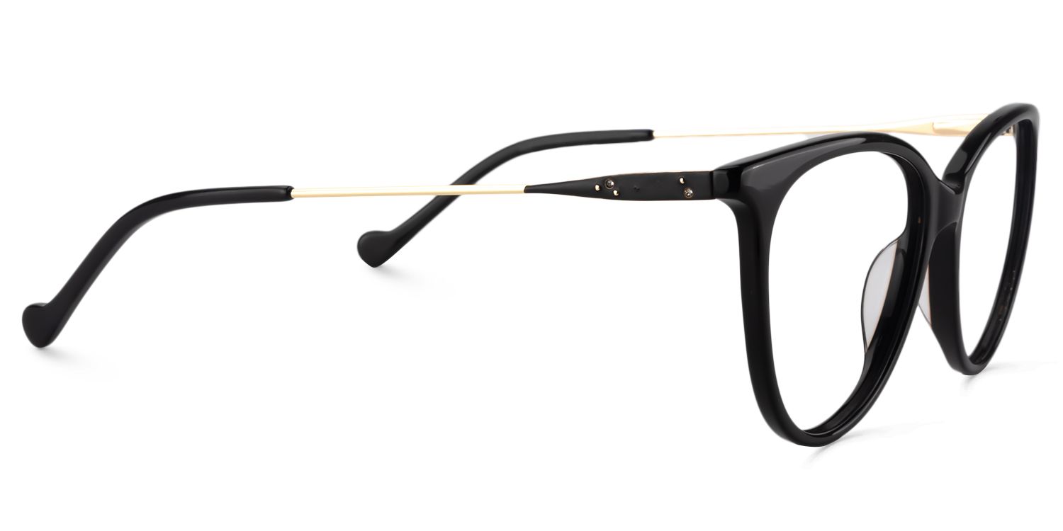 Round Black Glasses | Zeelool Glasses4