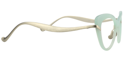 Nora Cat Eye Green Glasses5