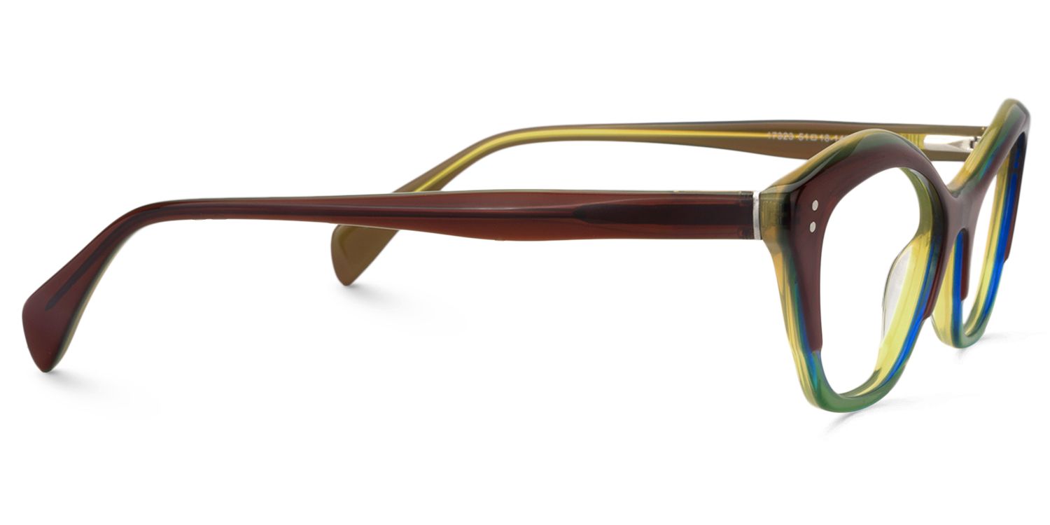 Cat Eye Green Glasses | Zeelool Glasses4