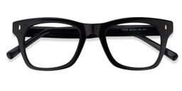 Caspar Square Black Glasses1