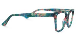 Chandler Square Green Floral Glasses4