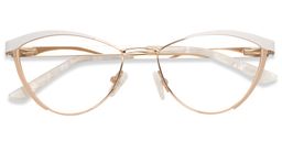 Sydney Cat Eye Gold Glasses2