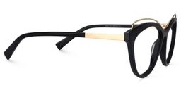 Chava Cat Eye Black Glasses4