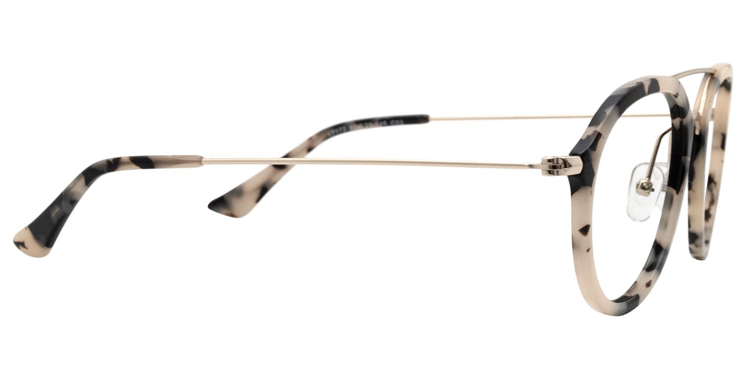 Aviator Light Tortoise Glasses | Zeelool Glasses4