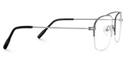 Chase Rectangle Silver Glasses4