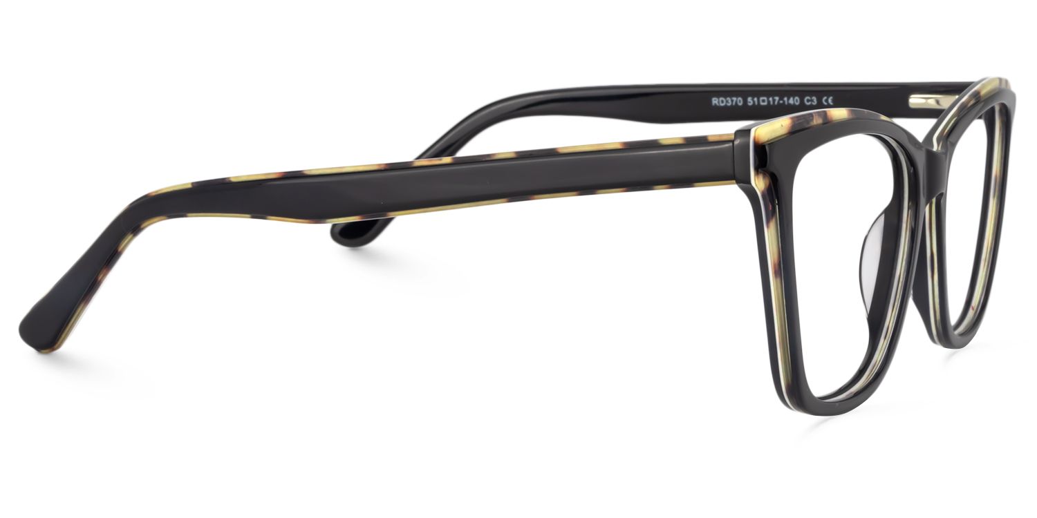 Square Black Glasses | Zeelool Glasses4