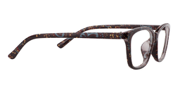 Deidre Rectangle Brown Reading Glasses4