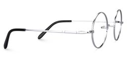 Chelsia Round Silver Glasses4