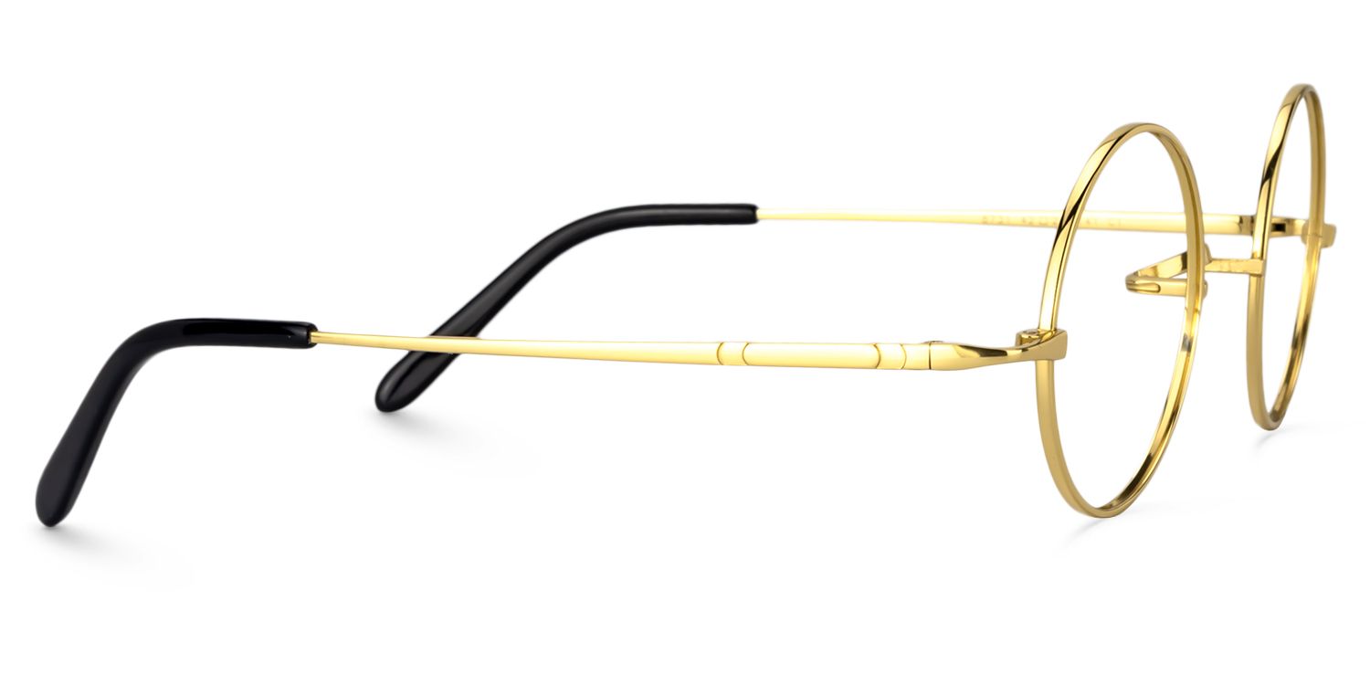 Round Gold Glasses | Zeelool Glasses4