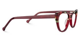 Claire Cat Eye Dark Red Glasses4