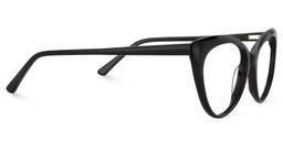 Chyna Cat Eye Black Glasses4