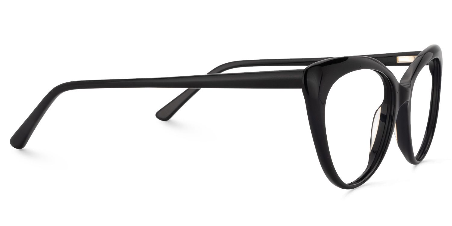 Cat Eye Black Glasses | Zeelool Glasses4